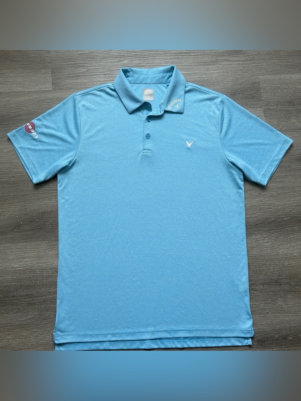 Callaway Polo shirt Opti dri Mens XL Blue Odyssey Putters Tour Player Golf shirt